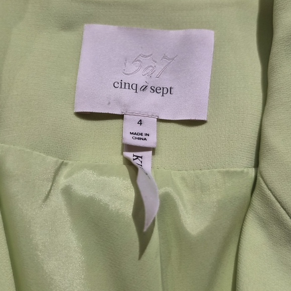 Cinq à Sept Vibrant Lime Blazer - Picture 4 of 4